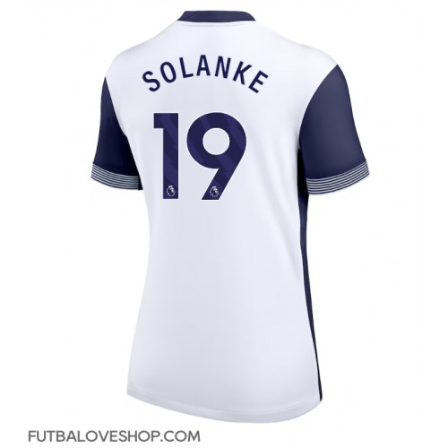 Dres Tottenham Hotspur Dominic Solanke #19 Domáci pre Ženy 2024-25 Krátky Rukáv